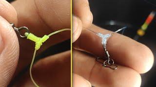 How to make a forked knot fishing line on a kili | knot T