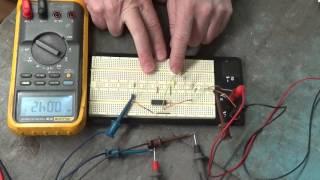 Testing the LM339 Quad Comparator Integrated Circuit