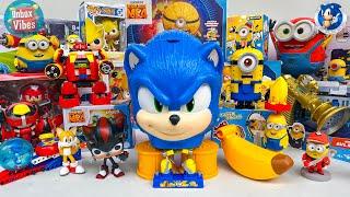 Satisfying with Unboxing MINIONS vs SONIC the Hedgehog – Cute DESPICABLE ME 4 Dolls | Unbox Vibes