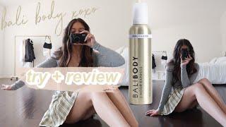 trying bali body's express 1 hour tan | bali body before and after + the best self tanner for 2021