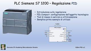 PLC Siemens S7 1200 - Regolazione PID_COMPACT