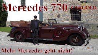 Mercedes 770 Offener Tourenwagen, 1939, der größte Mercedes aller Zeiten! Oldtimer, Luftschitz