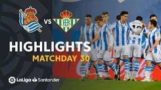 Highlights Real Sociedad vs Real Betis (2-1)