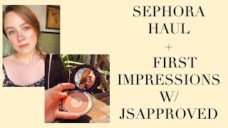 SEPHORA HAUL and HONEST First Impressions GRWM Collab with JSAPPROVED | SUPERGOOP!, TAN-LUXE, MILK