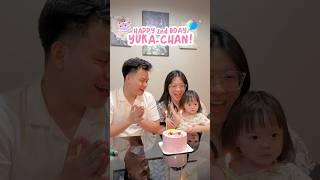 selamat ulang tahun yang ke-2 yuka-chan! #yukachan #birthday #2yearsold #family #minivlog