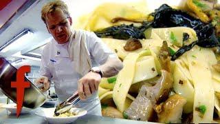 Gordon Ramsay Shows How To Make Fresh Pasta for Tagliatelle and Wild Mushrooms | The F Word