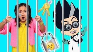 PJ Mask Jail Break Game! | Ellie Sparkles World