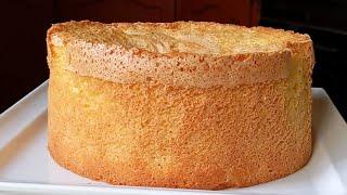 Simple And Amazing Sponge You Can Use To Make All Kinds Of Cakes | Vanilla Sponge Cake |