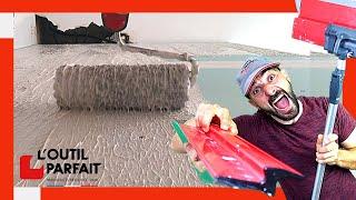  How to plaster with a roller and spatula  Fine plaster ▶︎ L'outil Parfait  drywall