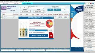 Easy ERP software for all Retail, whole sale bill, #Barcode making