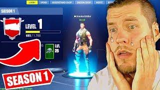 ich SPIELE FORTNITE SEASON 1! erster Sieg!