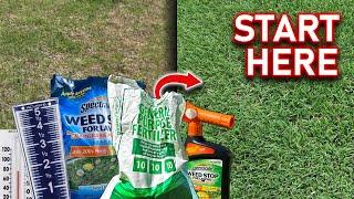 Beginner Lawn Care Tips // The Must-Know Steps to Fix Your Ugly Lawn