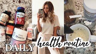 Daily Health Routine | A Morning In My Life | Supplements, Coffee, Skincare