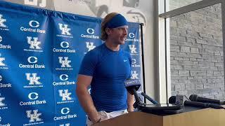 Kentucky Wildcats QB Brock Vandagriff and LB JJ Weaver - 8/10 Practice, Scrimmage #1