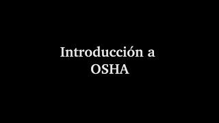 Spanish Intro To OSHA from SafetyVideos.com