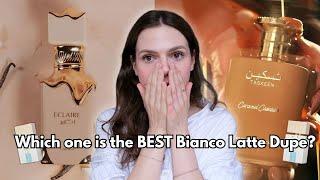 the BEST Bianco Latte Dupe?! (Lattafa Eclaire vs. Caramel Cascade)