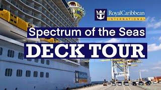 럭셔리 크루즈 투어! 각 층 살펴보기ㅣRoyal Caribbean Spectrum of the Seas Deck Tour