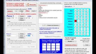 Costruttore di Metodi di Lotto Italia Software