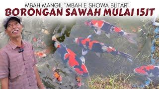 Segini Harga Borong Kolam Showa Mbah Mangil Blitar