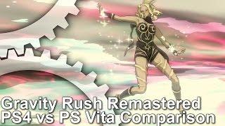 Gravity Rush Remastered PS4 vs PS Vita Graphics Comparison