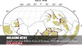 Earth's Last One Billion Years of Tectonic Plate Movement on Video