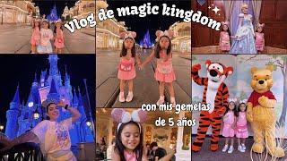 VLOG de Magic Kingdom  (atracciónes, tips, outfits) las niñas conocen las princesas 