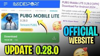 OFFICIAL आया| PUBG Lite 0.28.0 New Update | Pubg Lite New Update Today | Pubg Lite Update Gameplay