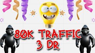 85K in traffic and 3 DR - WOW!  (5 NICHE SITES TO COPY!)