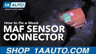 How to Fix a Stuck MAF Sensor Connector