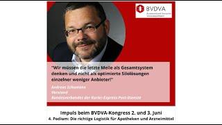 BVDVA-Kongress 2022 - Die richtige Logistik für Apotheken und Arzneimittel #BdKEPontour