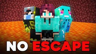 Impossible Nether Escape Challenge In Minecraft !!
