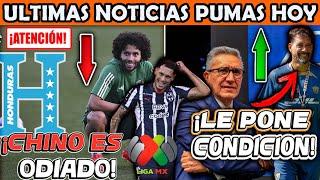  ULTIMA HORA PATRONATO PONE ULTIMATUM! BUENAS NOTICIAS PARA PUMAS! PORQUE NO QUIEREN AL CHINO HUER