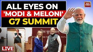 G7 Summit LIVE Updates: PM Modi In Italy For G7 Summit | G7 Summit LIVE News | PM Modi LIVE