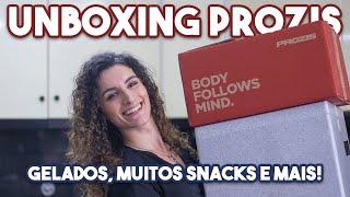 UNBOXING PROZIS - Encomenda do mês com novidades e muitos snacks!