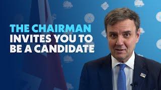 The Chairman invites you to be a candidate for the Conservative Party