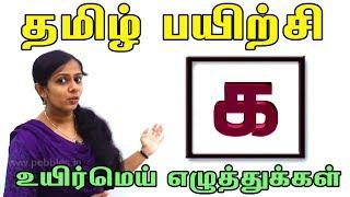 Tamil UyirMei Ezhuthukkal - உயிர்மெய் எழுத்துக்கள் | Learn Tamil Alphabets - Adipadai Tamil