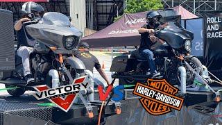 VICTORY vs. HARLEY at Laconia Bike Week 2021