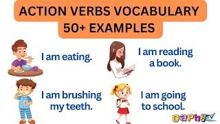 I am + Action Verbs | Action Verbs | English Vocabulary