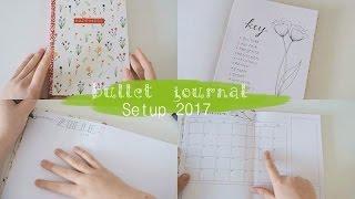 Bullet Journal plan with me und Setup für 2017