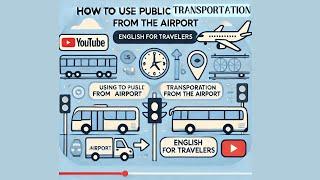 57.⏰How to Use Public Transportation from the Airport  English for Travelers