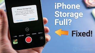 iPhone Storage Full? Free It Up Now! (2021)