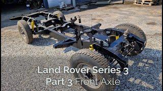 Land Rover Series 3 Restoration Part 3 - Front axle with free wheeling hubs