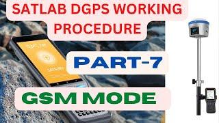 #satlab Dgps gsm mode I satlab Dgps gsm tutorial in hindi I satlab Dgps survey work I #surveywork