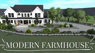 Bloxburg Modern Farmhouse Speedbuild #trending #roblox #bloxburg