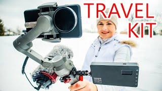 ULTIMATE DJI Osmo Mobile 3 TRAVEL VLOGGING KIT with Android smartphone Galaxy S10 plus