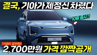 기아가 "진짜 작정했구나.." 보조금없이 2800만원, 국내 출시 확정!! 국내 1위 기아가 미치면 벌어지는 현상에 아빠들 사전계약 줄서고 난리났다;;; #날씨