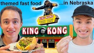 King Kong Themed Fast Food Restaurant.. in Nebraska