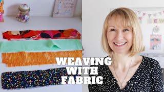 Weaving with Scrap Fabric, Scrap Busting Project