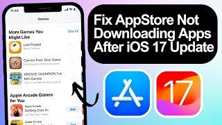 How to fix App Store not downloading apps in iPhone | AppStore not working after iOS 17 update