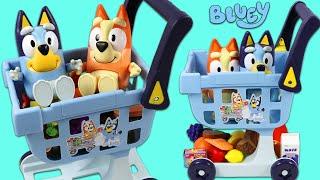 Bluey Plays Guess What's in the Shopping Cart Challenge!